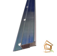 Профиль для установки натяжных потолков алюминиевый стеновой гарпунный перфорированный (усиленный 130 гр/м)